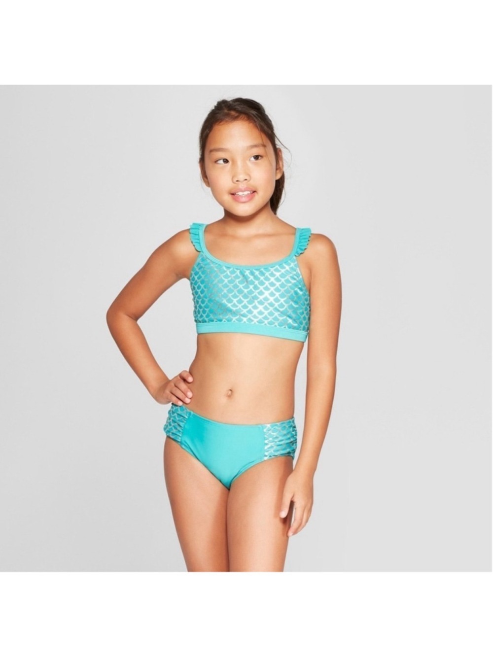 Cat & Jack NWT Mermaid Bathing Suit XXL